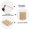 OHPHCALL 50pcs Lipstick Applicators Wooden Lip Brush for Smooth Lip Makeup Mascara Applicator for Beauty view 3
