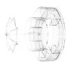 360 Degree Rotating Makeup Rotating Makeup Organizer, Cosmetic Display Cases Organizer, Innovative Design for Easy Viewing, Multi Purpose Organizer Fits for Brushes view 2