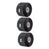 Gogogmee 3rolls Disposable Stretchy Neck Paper Strips for Hair Cutting Black Barber Neck Bands Professional Hairdressing Accessory for Salon Use Odorless and Durable Protection view 1