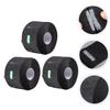 Gogogmee 3rolls Disposable Stretchy Neck Paper Strips for Hair Cutting Black Barber Neck Bands Professional Hairdressing Accessory for Salon Use Odorless and Durable Protection view 2