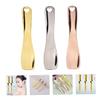 Gogogmee 3pcs Facial Cream Spoon Multi-function Metal Skin Care Tools for Applying Masks Creams and Lotions for Diy Cosmetics and Eye Massage Silver Rose Gold view 2