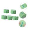 FOMIYES 5rolls Disposable Barber Neck Covering Strips of Haircutting Paper for Salon Use Protective Neck Band for Hair Dyeing and Styling Green view 2