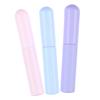 BIUDECO 3pcs Silicone Lip Brush Portable Lip Mask Applicator with Cover for Lipstick Gloss and Concealer for Daily and Professional Use Includes Pink Purple and Blue Brushes view 1