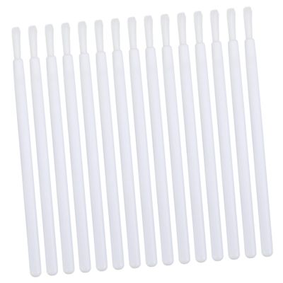 FOMIYES 100pcs Nylon Lip Brush Disposable Lipstick Applicators for Makeup Lipstick Lip Gloss Concealer Beauty Tools White Safe Convenient