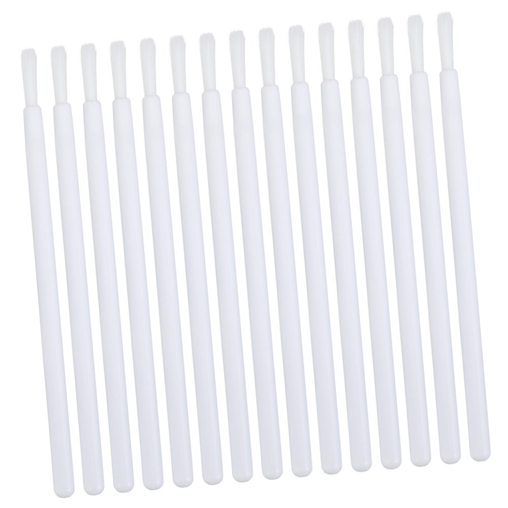 FOMIYES 100pcs Nylon Lip Brush Disposable Lipstick Applicators for Makeup Lipstick Lip Gloss Concealer Beauty Tools White Safe Convenient