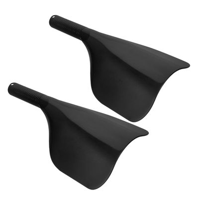 BIUDECO 2pcs Haircut Face Mask Shield for Hairspray Protection Comfortable Hairdressing Cover with Handle for Salon and Personal Use for Hair Dyeing and Treatments