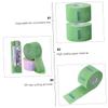 FRCOLOR Green Neck Strip Barber Hair Covering Paper 5 Rolls Disposable Neck Strip view 3