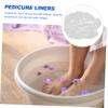 NOLITOY Foot Spa Liners 100pcs Disposable Elastic Foot Bath Pad Essential for Pedicure Spa and Water Therapy view 3