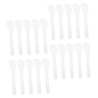 BIUDECO 50pcs Makeup Spatula for Skincare and Beauty Tools Versatile Face Mask Applicator for Scraping and Mixing Compact and Portable Use