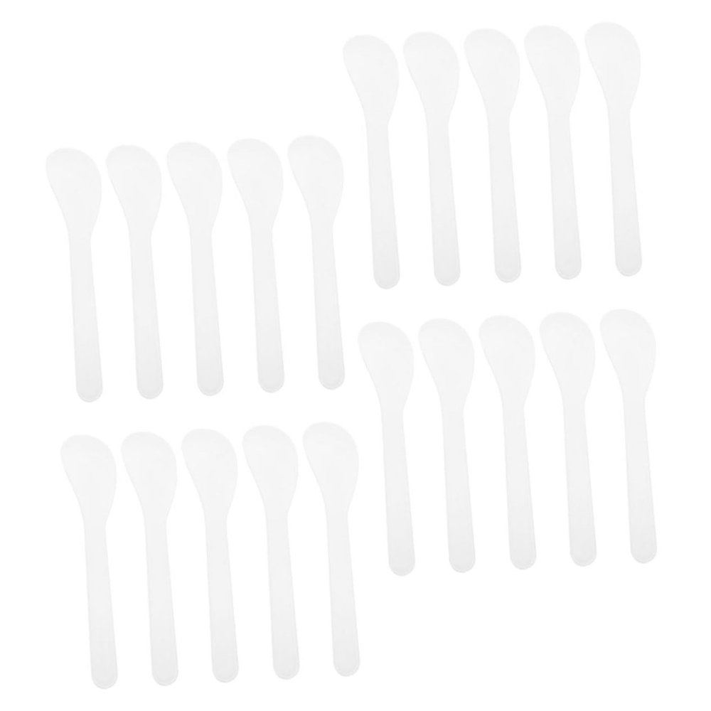 BIUDECO 50pcs Makeup Spatula for Skincare and Beauty Tools Versatile Face Mask Applicator for Scraping and Mixing Compact and Portable Use