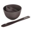FOMIYES 1set Silicone Wax Melting Bowl Heat-resistant Mixing Bowl for Face Masks Waxing Design Stirring Stick for Diy Beauty view 1