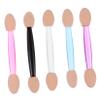 Baluue 250pcs Double-ended Eye Shadow Applicators Disposable Latex Sponge Makeup Brushes for Eye Shadow Application for Travel and Daily Use Color view 1