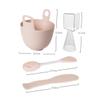 Baluue Facial Mask Mixing Bowl Set Full Diy Mask Making Supply Kit Stick Spoons view 2