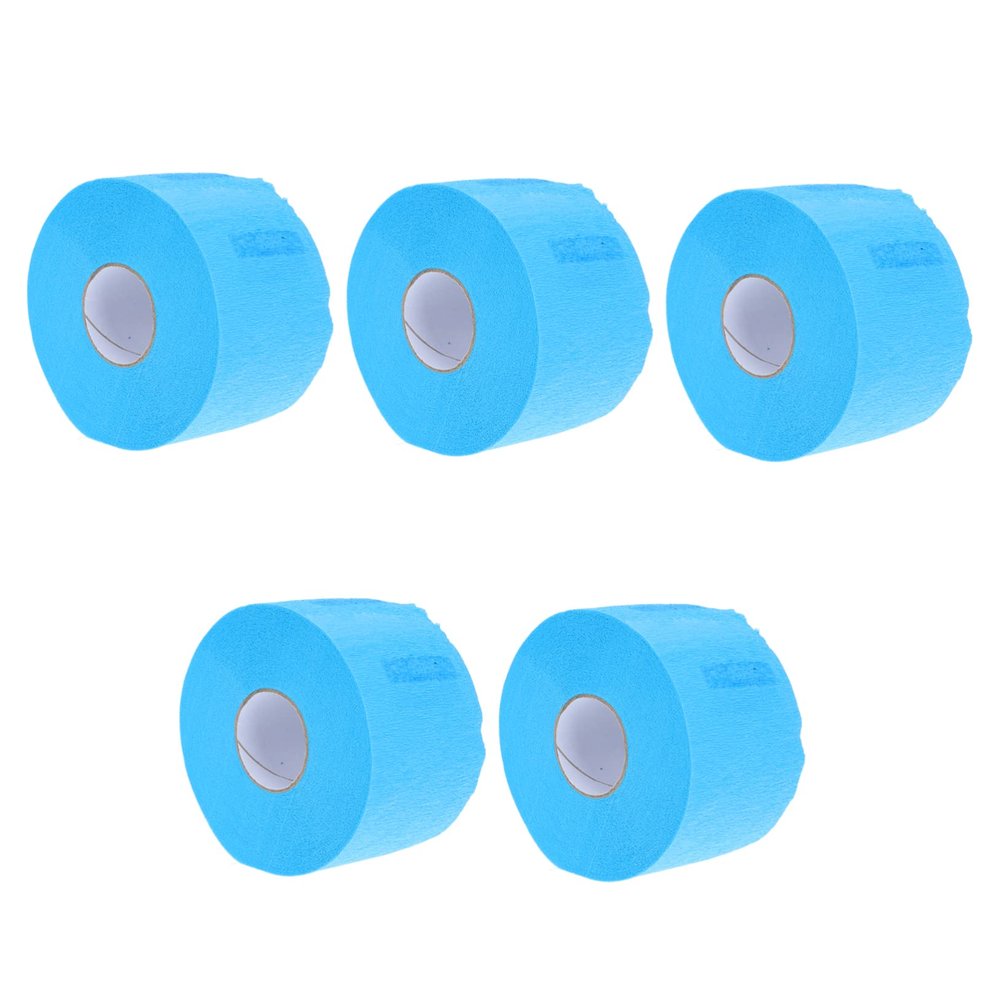 FRCOLOR Salon Hairdressing Paper 5-Pack Stretchy Neck Protection Papers One-time Use Neck Strips for Hair Cutting
