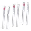 Baluue 6pcs Lidded Silicone Lip Brush for Lipstick Lip Application Portable Makeup Tool Dust Cover Easy to Use and Clean for Travel and Daily Makeup view 1