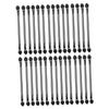 BIUDECO 30pcs Double-sided Eye Shadow Brush Eyeshadow Applicator Lightweight Makeup Tool view 1