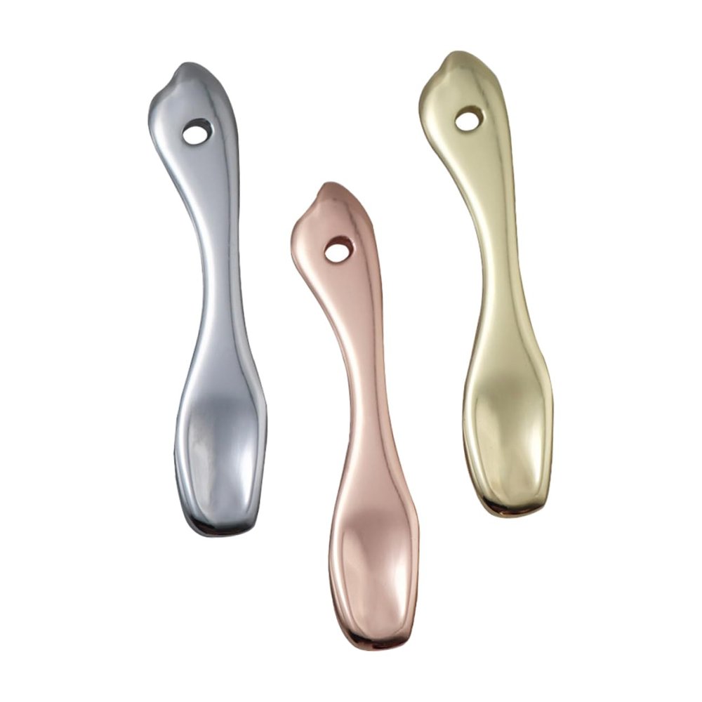 FOMIYES Facial Mask Mixing Spoon Set 3pcs Metal Cream Spoons Skincare Mask Scoop Tool Smooth Edge for Easy Application