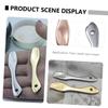 FOMIYES Facial Mask Mixing Spoon Set 3pcs Metal Cream Spoons Skincare Mask Scoop Tool Smooth Edge for Easy Application view 2