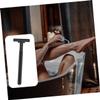 FOMIYES 10pcs Disposable Shavers for Women and Men Ergonomic Design for Back and Arm Hair Removal Plastic Depilatory Tool for Smooth Skin Compact view 3