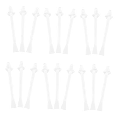Baluue 20pcs Disposable Nose Hair Removal Wax Sticks Plastic Applicators for Nasal Cleaning Easy to Use for Personal Grooming