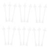 Baluue 20pcs Disposable Nose Hair Removal Wax Sticks Plastic Applicators for Nasal Cleaning Easy to Use for Personal Grooming view 1