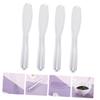 OHPHCALL 4pcs Plastic Face Mask Applicators Reusable Spatulas for Diy Skincare Head for Easy Application Durable Comfortable for Home Professional Use view 4