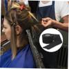 FOMIYES 4rolls Disposable Black Neck Paper Strips Stretchy Barber Neck Bands for Hair Cutting and Styling Set for Professional Salon Use view 2