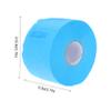OHPHCALL 5rolls Disposable Neck Protector Paper for Barbershops of Flexible Hairdressing Neck Strips Skin-Friendly Easy to Use Covering for Haircuts Blue view 3