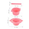 BIUDECO Diy Mask Accessories Silicone Mask Bowl Kit Nonstick Wax Melting Bowl Heat Resistant Wax Heater Accessory view 2