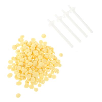 FOMIYES 6sets Nose Hair Removal Supply Waxing Sticks Beads Kit Facial Waxing Tool