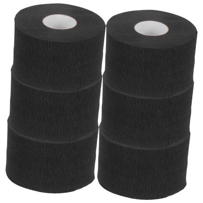 6 Rolls Stretch Paper Neck Band for Barbershop Haircut Use