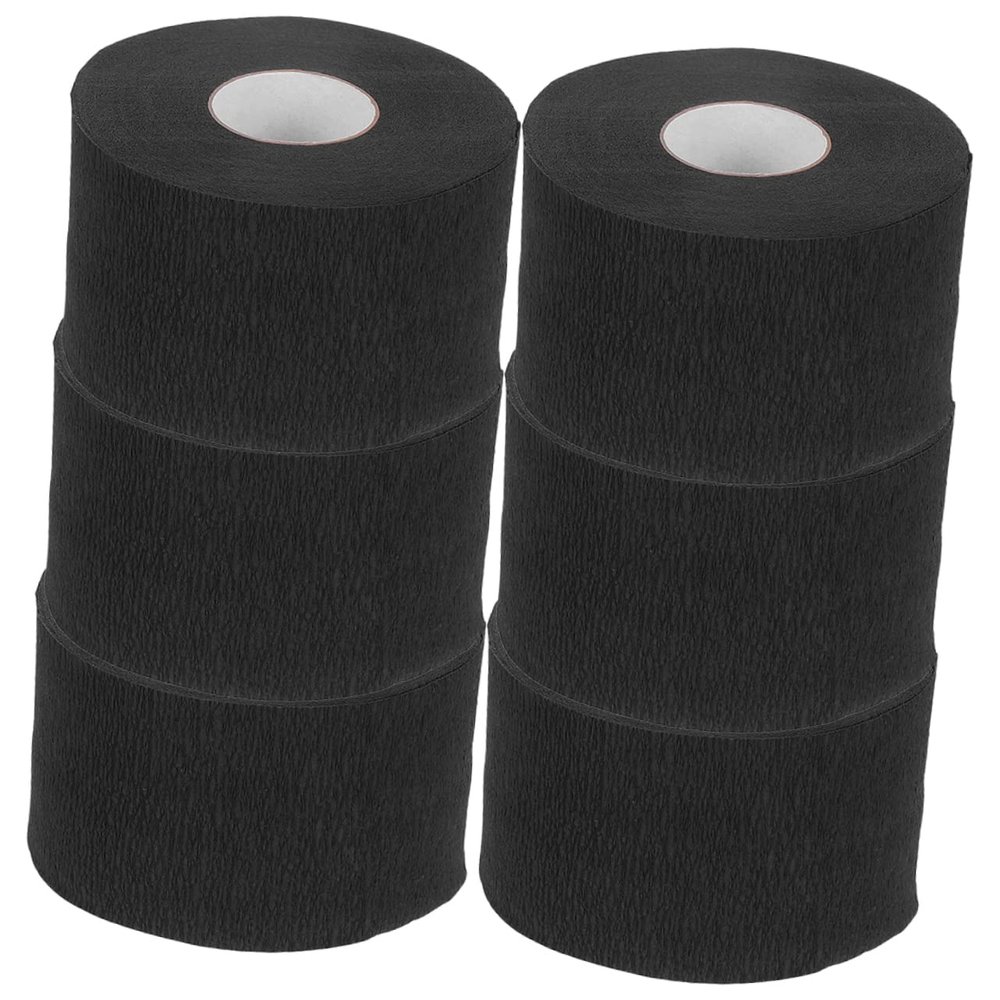 6 Rolls Stretch Paper Neck Band for Barbershop Haircut Use