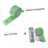 FOMIYES 5rolls Disposable Neck Covering Papers Protective Neck Paper for Haircutting and Diy Hairstyling Convenient Salon Supplies Green Color view 3