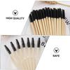 Baluue 100pcs Disposable Eyelash Eyebrow Brush Mascara Applicator Wand for Mascara Removal Lash Brush for Eye Makeup and Portable view 3