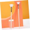 BIUDECO 6pcs Facial Mask Brush Makeup Skincare Tool Fan Mask Applicator Brush for Women Esthetician Supplies view 2