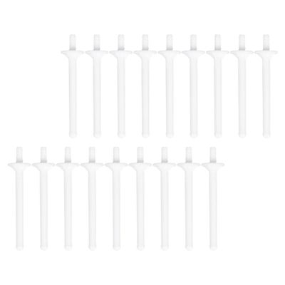 FRCOLOR 60pcs Disposable Nostril Cleaning Wax Sticks for Gentle Nose Hair Removal Plastic Applicators for Grooming and