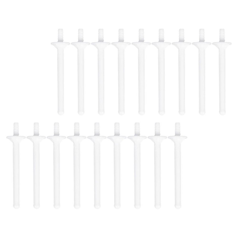 FRCOLOR 60pcs Disposable Nostril Cleaning Wax Sticks for Gentle Nose Hair Removal Plastic Applicators for Grooming and