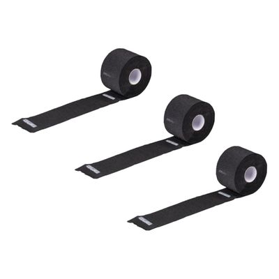 BIUDECO 3 Rolls Barber Neck Protection Stretchy Hair Cutting Scarf Paper Black Hair Wrap