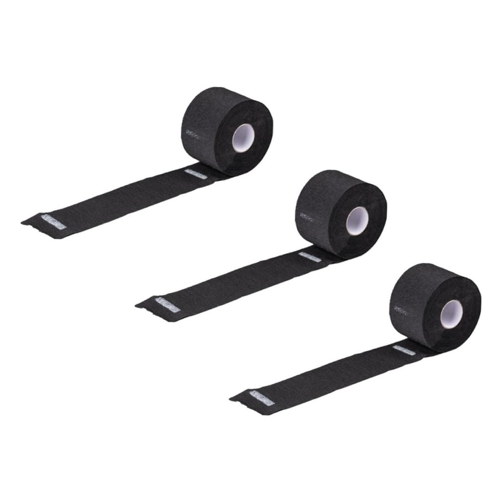 BIUDECO 3 Rolls Barber Neck Protection Stretchy Hair Cutting Scarf Paper Black Hair Wrap