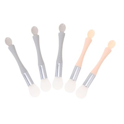 Gogogmee 5pcs Silicone Facial Mask Brush Mud Mask Applicators for Women Double-ended Beauty Tools Random Color
