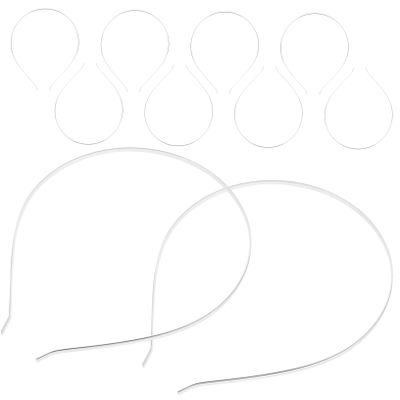 10pcs Stainless Steel Hair Clasp Band for Women Elegant Silver Headband for Girls Accessory for Weddings Parties and Special Occasions
