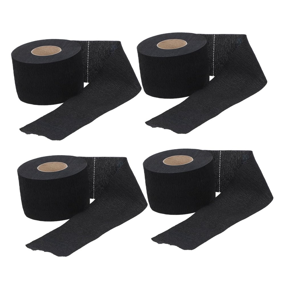 FOMIYES 4rolls Disposible Barber Neck Protection Neck Strips Paper for Hair Wrap Comfortable Bands