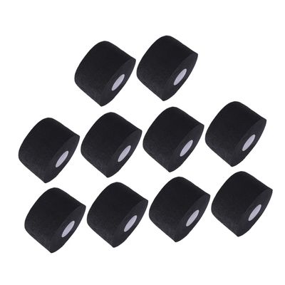 FOMIYES 10pcs Barber Neck Strips Paper Stretchy Neck Wrap for Haircut Dye Disposal Protection Strips