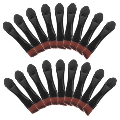 BIUDECO 50pcs Eyeshadow Brushes Including Sponge Applicator Double-ended Makeup Brush for Eye Shadow Application