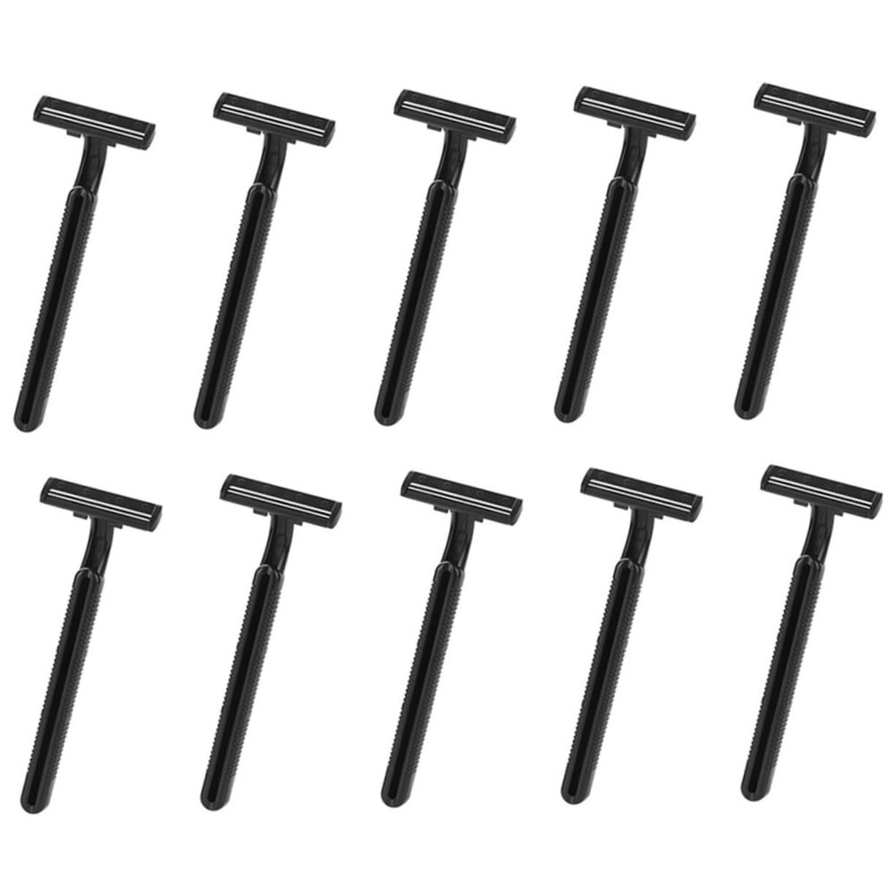 NOLITOY 10pcs Disposable Shavers for Men and Women Arm Hair Painless and Easy to Use Depilatory Tool Double Design