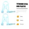 FOMIYES 12pcs Disposable Ear Piercers Low Pain Ear Hole Piercing Tools Easy to Use Self Piercing Kit Sky-Blue view 3