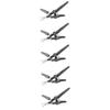 Beatifufu 5pcs Nose Hair Scissors and Eyebrow Trimmer Scissors for Facial Grooming Safe Design for Precise Cutting of Hair for Men and Women Compact Beauty Tool view 1
