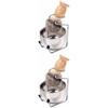 Beatifufu 2sets Beard Care Kit Men Shaving Tool Beard Catcher Bowl Accessories for Men view 1