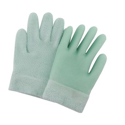 1 Pair Moisturizing Gloves with Gel LiningDry Hand RepairHydrating Cracked Hand Healing GlovesSoft Hydrating & Infused Gel Spa Gloves(Green)