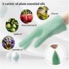 1 Pair Moisturizing Gloves with Gel LiningDry Hand RepairHydrating Cracked Hand Healing GlovesSoft Hydrating & Infused Gel Spa Gloves(Green) view 2